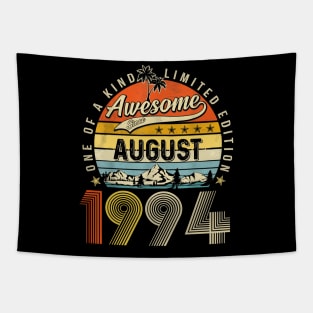 Awesome Since August 1994 Vintage 29th Birthday Tapestry