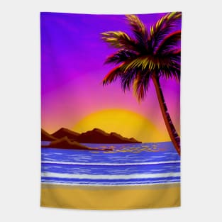 Pink Skies Delight Tapestry