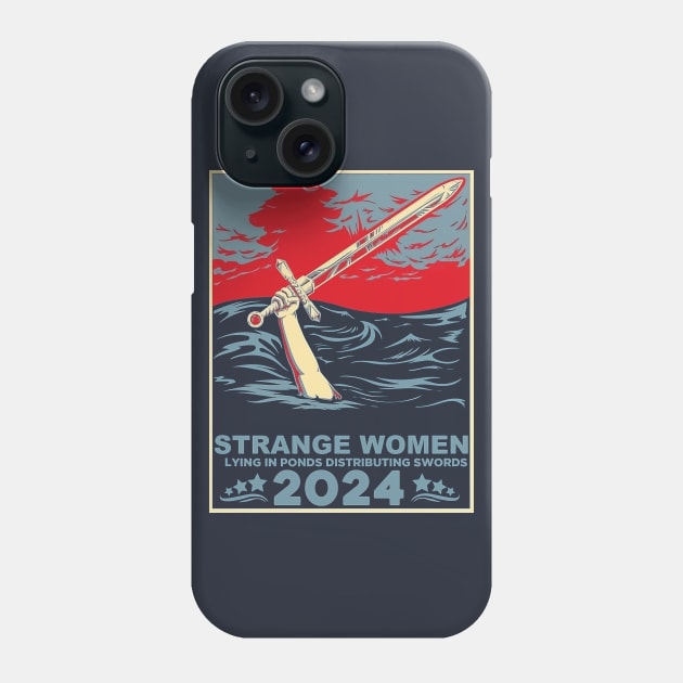 Strange Women lying in ponds 2024 Phone Case by JennyPool