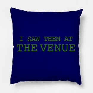 Limited Edition Jojo Richard Mitten "I Saw Them at The Venue" Design Pillow