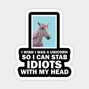 I Wish I Was A Unicorn Magnet