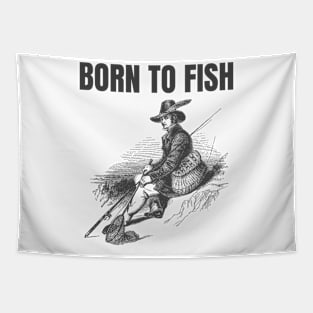 Born To Fish Tapestry