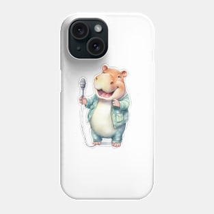 Hippopotamus Singing Phone Case