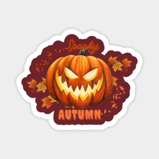 Spooky Autumn Magnet