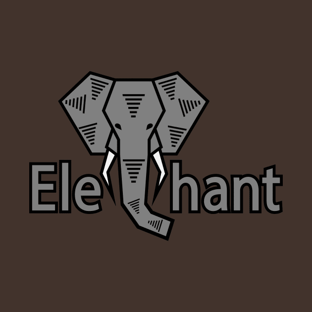 Elephant Creative design by DinaShalash