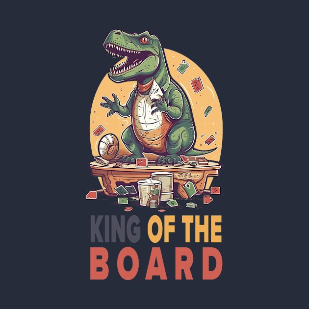 T-REX - King of the board by Tee-Magination