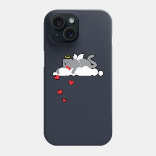 Meh Cat Cupid Valentine Angel Wings Phone Case