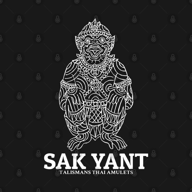 Sak Yant Hanuman by KewaleeTee