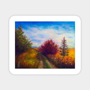 Road to Autumn Magnet