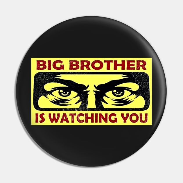 Big Brother Is Watching You Pin by funhousejen