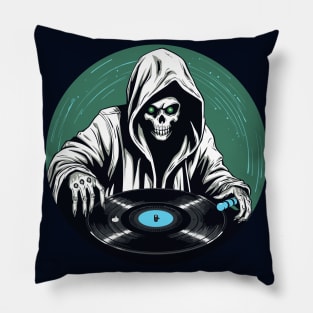 DJ Grim Reaper Pillow