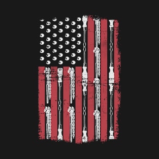 US Flag Plumbing Patriotic Plumber Contractor T-Shirt