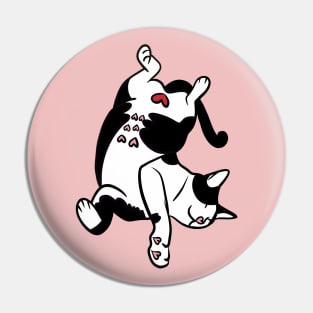 Cow tabby Cat Pin