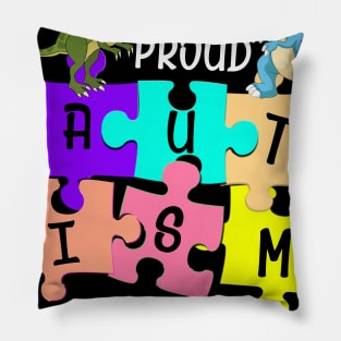 Proud Autism Grandma Pillow