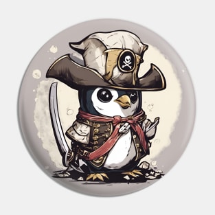 Penguin Pirate Pin