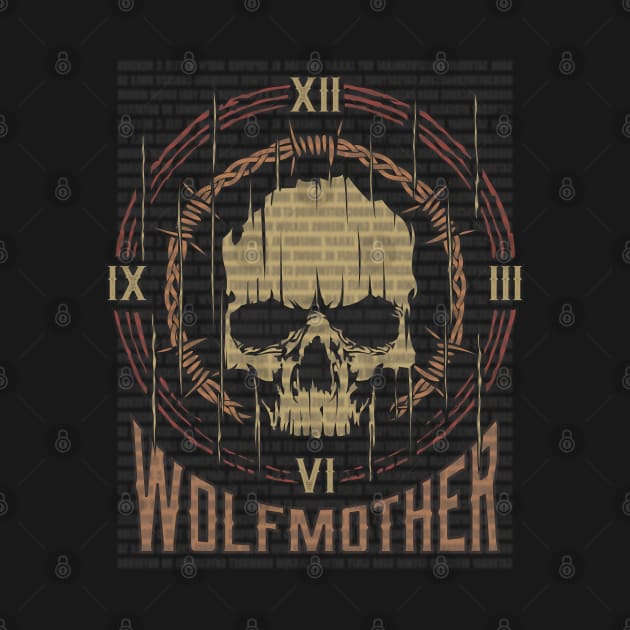 Wolfmother Vintage Skull by darksaturday