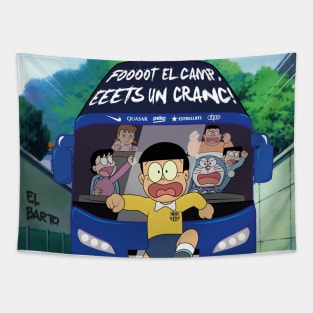 Nobita, fot el camp! Tapestry