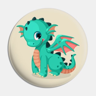 cute funny dragon Pin