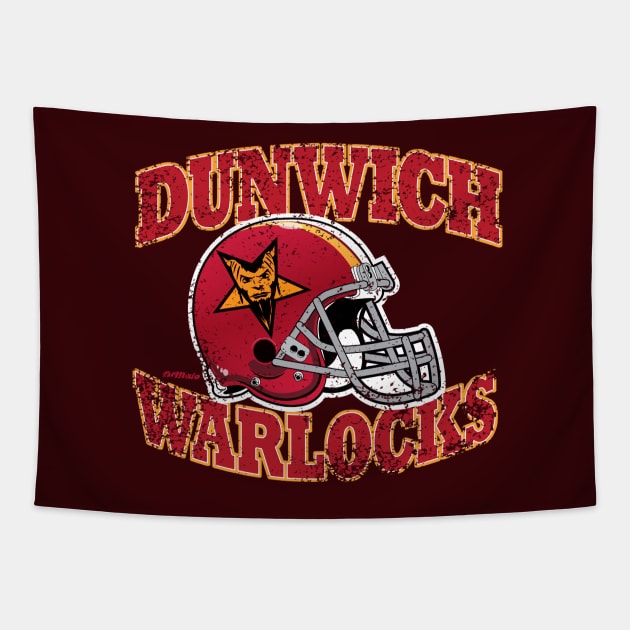 Dunwich Warlocks Football Tapestry by DiMaio