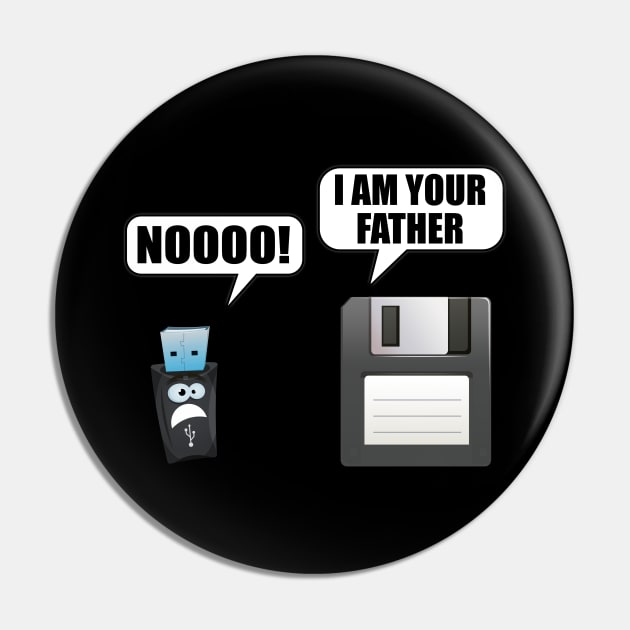 Floppy disk i am your father usb Pin by ZenCloak