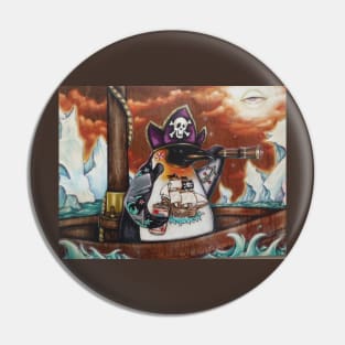 Pirate Penquin Pin