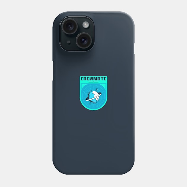 Among Us Crewmate Emblem Phone Case by THUD creative