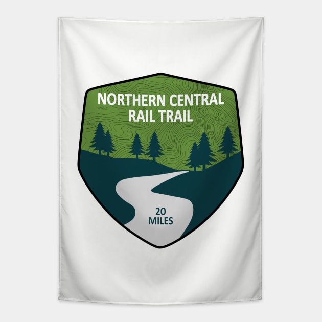 Northern Central Rail Trail Tapestry by esskay1000