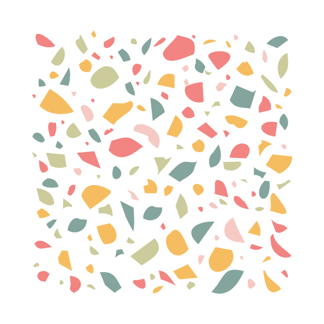 Pastel terrazzo pattern by LemonBox