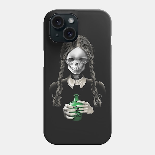 Death Bores Me Phone Case by Vincent Trinidad Art