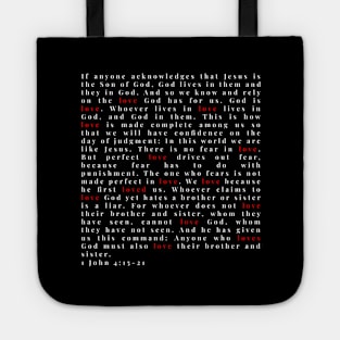 God is love Tote