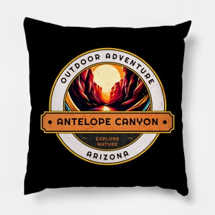 Ourdoor Adventure Antelope Canyon Arizona Design Pillow