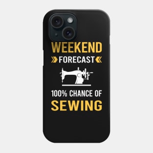 Weekend Forecast Sewing Phone Case