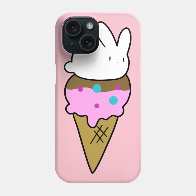 Bunny Icecream Cone Phone Case by saradaboru