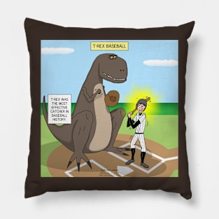 T-Rex Baseball Pillow