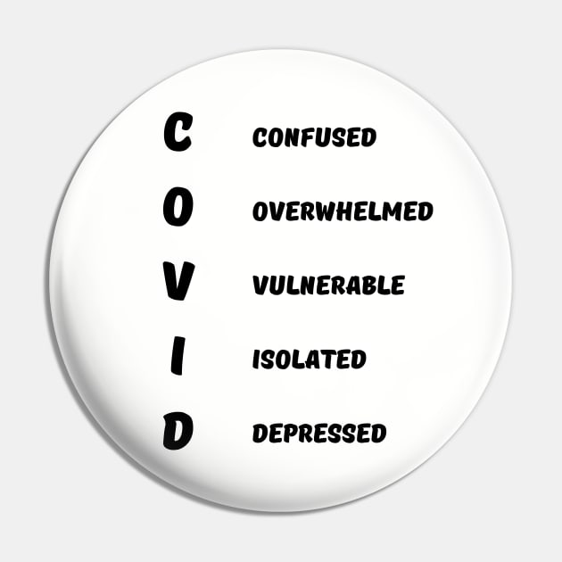 Covid Pin by WordsGames