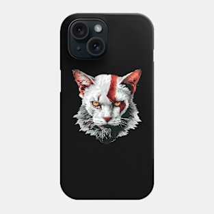 cat as kratos Phone Case