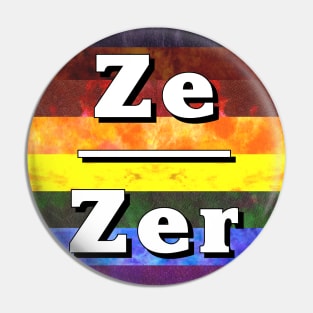 Ze-Zir Pronouns: Inclusive Pin