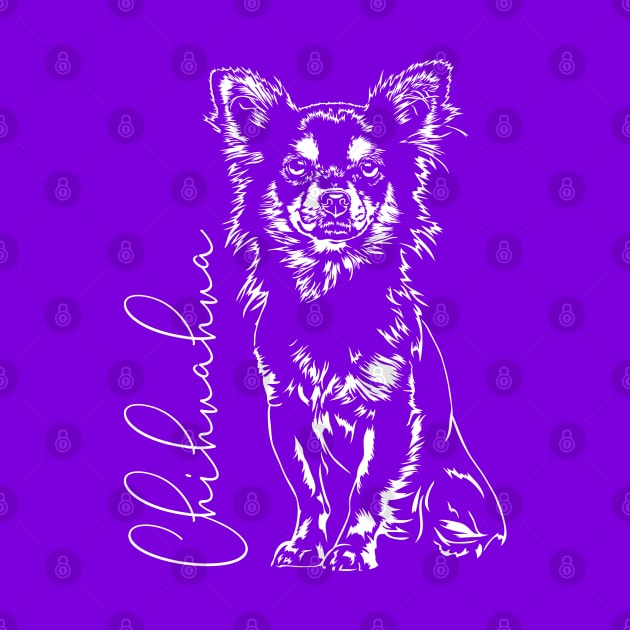 Cute Chihuahua dog Portrait by wilsigns