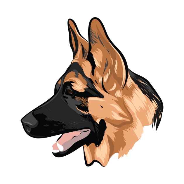 German Shepherd - Daja by AliScarletAdams