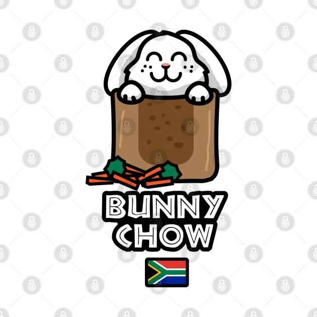 Bunny Chow South Africa Food Funny Cute Rabbit by BraaiNinja