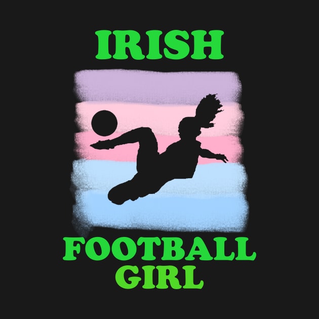 Irish football girl by Alex Bleakley