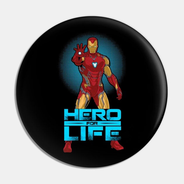 Hero for Life Pin by peterhallam