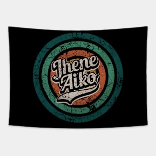 Jhene Aiko // Retro Circle Crack Vintage Tapestry