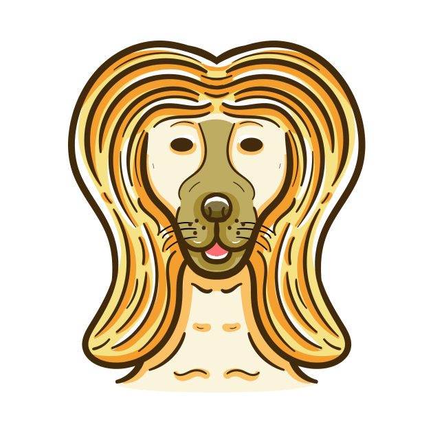 Afghan hound dog by Dzulhan