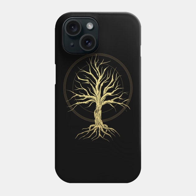 Magical Tree Of Life Occult Esoteric Design Phone Case by Foxxy Merch