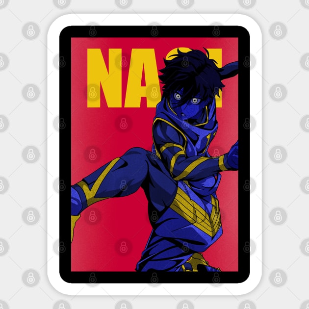 Nagi Seishiro blue lock - Blue Lock Anime - Sticker | TeePublic