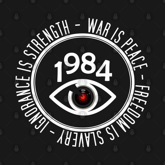 1984 George Orwell Big Brother by VinagreShop