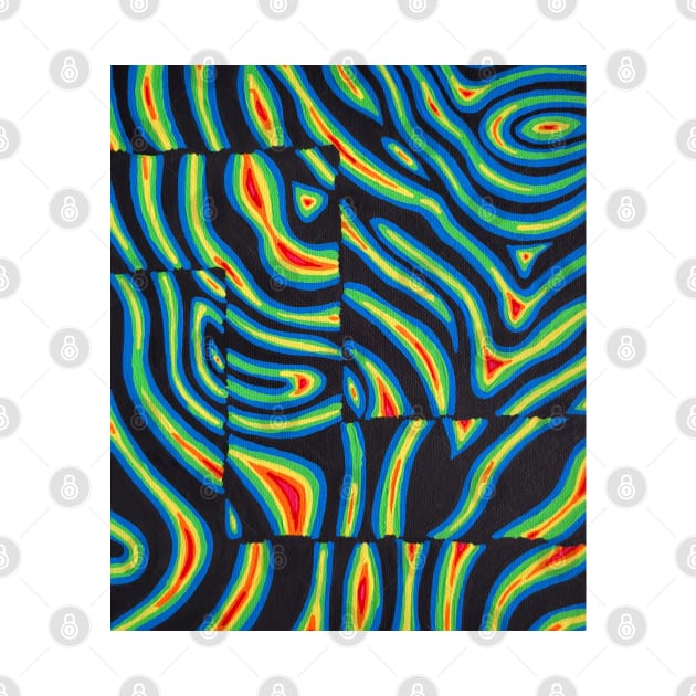 Trippy Print by Art by Rory 