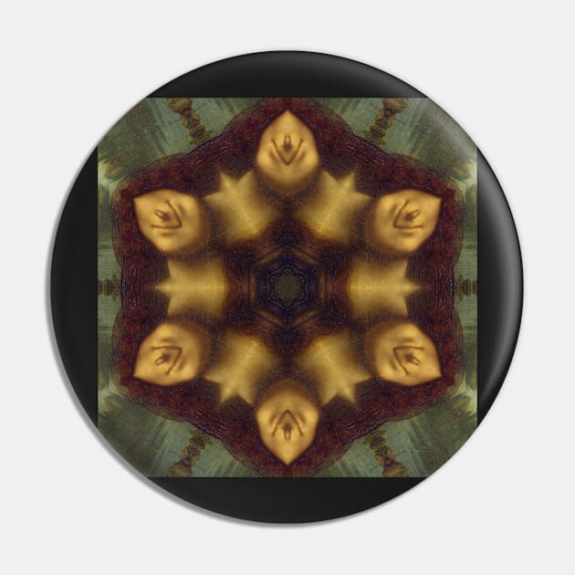 Mandalisa Kaleidoscope Pattern (Seamless) 7 Pin by Swabcraft