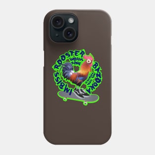 rooster sk8 Phone Case